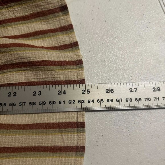 Madewell Striped Crop Top - Cream and Red - Picture 13 of 14